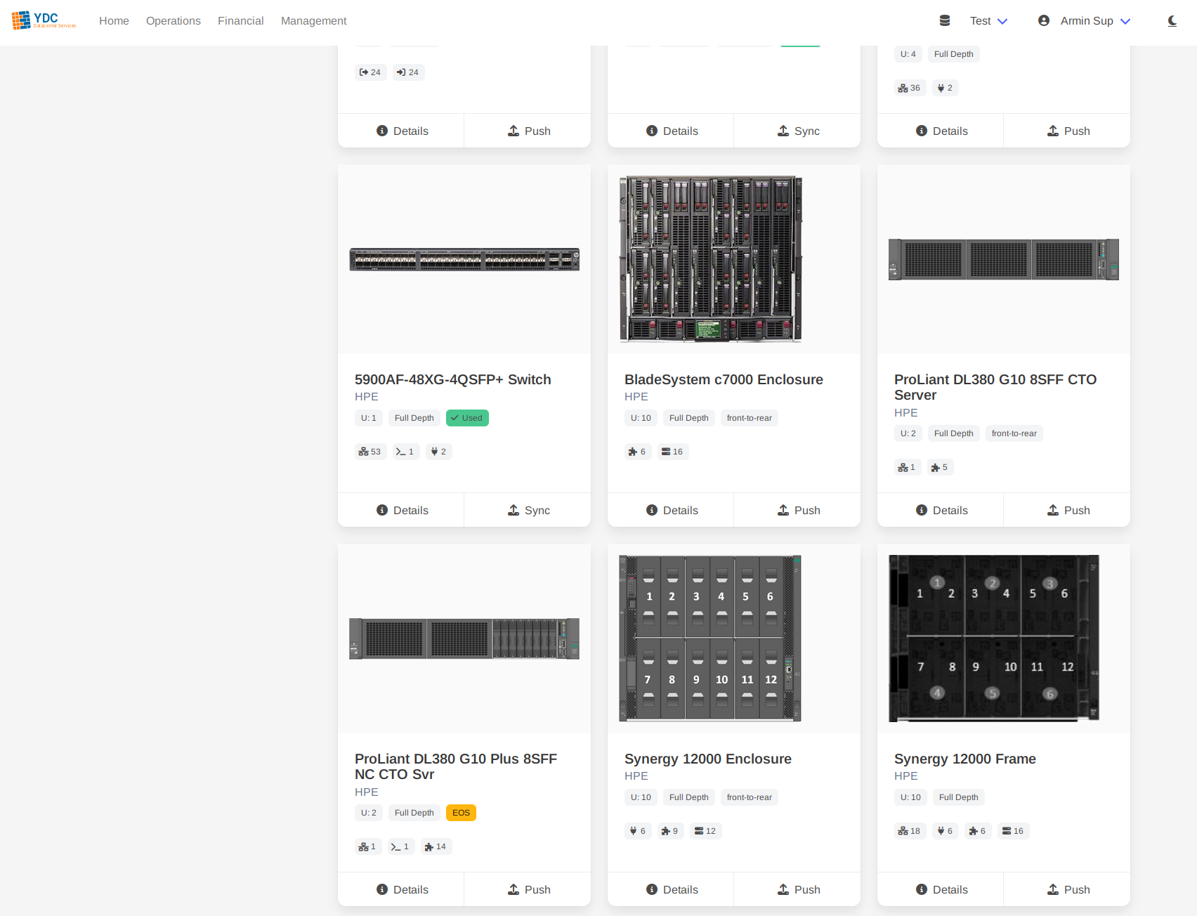 Device Type Catalog UI
